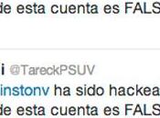 cuenta Twitter Winston Vallenilla sido hackeada