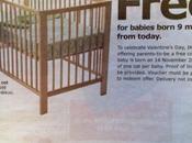 Ikea regalara cunas bebés concebidos Valentín