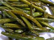 chauchas judías verdes sartén