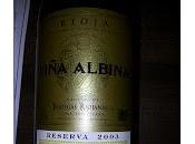 Cata vino Viña Albina Reserva 2003, Rioja