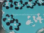 tarta flor fondant