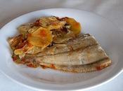 Gallo horno verduras