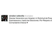 Winston agradece suspender Guerra Sexos” tras luto Chávez