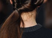 Five looped ponytails seen fashion shows