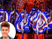 ¡Justin Bieber visita Moulin Rouge!