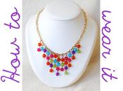 Wear Colourful necklace