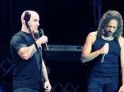 Anthrax Kirk Hammet (Metallica) juntos escenario