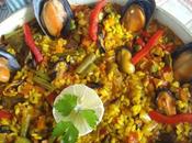 Arroz verduras mejillones