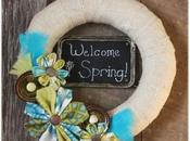 Decora puerta coronas primaverales