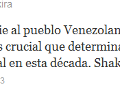 Shakira envía mensaje Venezuela