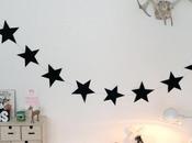 DIY: Guirnalda estrellas para pared