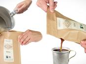 Cafetera desechable bolsa papel