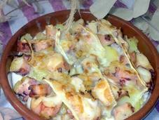 Tartiflette pulpo