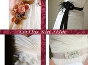 Cinturones para vestidos novia