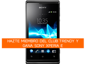 Club Trendy regala Sony Xperia color negro