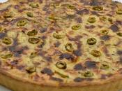 Tarta salada champiñón queso