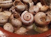 Caracoles poleo receta abuela