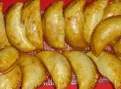 Empanadillas queso semicurado, berenjena magro