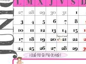 Free june calendar/ Calendario junio gratis {2013}