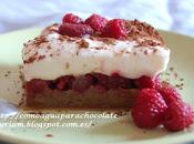 Tiramisu frambuesas moras.