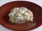 Patatas bacalao roquefort