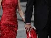vestido rojo Letizia lució Suecia, escaparate Felipe Varela