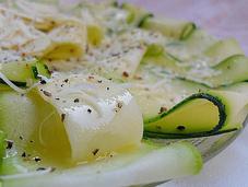 Carpaccio calabacín