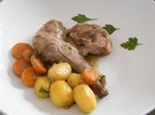 Pierna conejo salsa