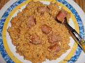 Arroz salchichas