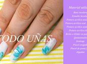 Decoracion flor azul