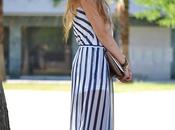 Striped jumpsuit