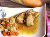 Pollo ecológico guisado salsa. Receta