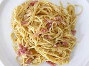 Spaghetti ligeros estilo carbonara