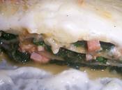 Lasaña espinaca bacon