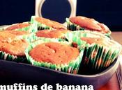 Muffins banana dulces crocantes!