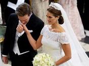 Magdalena Suecia, espléndida, casa vestida Valentino