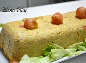 Pastel tomate habas