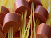 Spaguettis salchichas