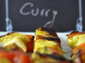 Brochetas Curry