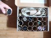 Cómo tener cables guardados organizados casa