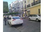 Coches oficiales Ayuntamiento Sevilla ocupan zonas discapacitados