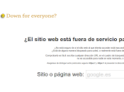 sitio está fuera servicio para todos solo Como diagnosticar problema