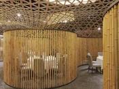 Restaurante Revestido Malla Geométrica Bamboo Tang Palace Restaurant
