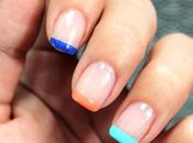 Manicura francesa colores verano