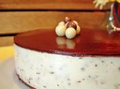 Tarta mousse stracciatella mango