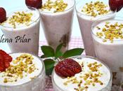 Mousse fresas queso