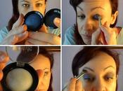 Maquillaje azul blanco maquillaje Style Make Madrid