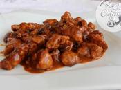 Mollejas cordero salsa