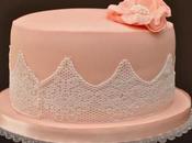 Tarta encaje comestible