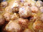 Albóndigas salsa cebolla